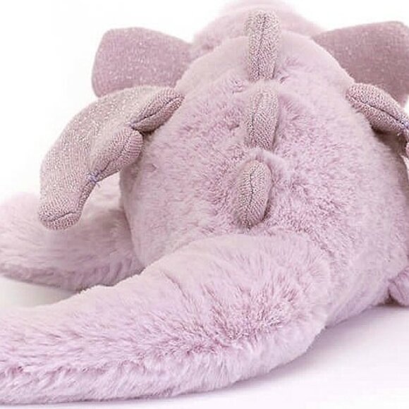 Jellycat LITTLE LAVENDER DRAGON Authentic from USA toy store Mythical RETIRED - Picture 3 of 8
